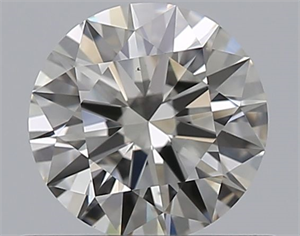 Picture of Natural Diamond 0.46 Carats, Round with Excellent Cut, I Color, VS2 Clarity and Certified by GIA