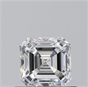 Natural Diamond 0.72 Carats, Asscher with  Cut, E Color, VS2 Clarity and Certified by GIA