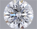 Lab Grown Diamond 1.00 Carats, Round with Excellent Cut, D Color, VVS1 Clarity and Certified by IGI