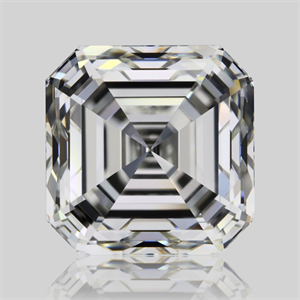 Picture of Natural Diamond 3.03 Carats, Asscher with  Cut, J Color, VVS1 Clarity and Certified by GIA