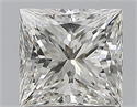 Diamante Natural 1.50 quilates, Princesa , Color H, claridad SI1 y certificado GIA