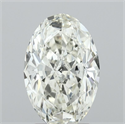 Natural Diamond 2.01 Carats, Oval with  Cut, I Color, VVS1 Clarity and Certified by IGI