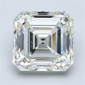 Foto Diamante Natural 2.03 quilates, Asscher , Color J, claridad SI1 y certificado GIA de