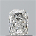 Diamante Natural 0.34 quilates, Radiante , Color F, claridad VVS1 y certificado GIA
