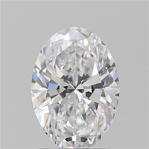 Picture of Natural Diamond 1.20 Carats, Oval with  Cut, D Color, VS2 Clarity and Certified by GIA
