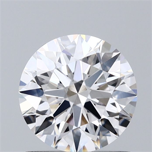 Picture of Lab Grown Diamond 1.04 Carats, Round with Ideal Cut, D Color, VVS2 Clarity and Certified by IGI