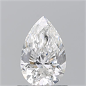Natural Diamond 0.90 Carats, Pear with  Cut, F Color, SI2 Clarity and Certified by GIA