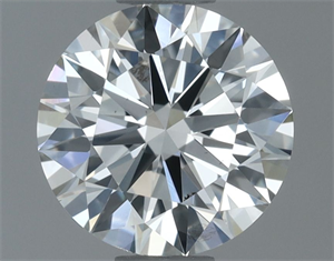 Picture of Natural Diamond 0.80 Carats, Round with Excellent Cut, H Color, VS2 Clarity and Certified by IGI