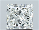 Natural Diamond 1.01 Carats, Princess with  Cut, I Color, VVS1 Clarity and Certified by GIA