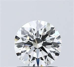 Picture of Lab Grown Diamond 1.03 Carats, Round with Ideal Cut, E Color, VVS2 Clarity and Certified by IGI