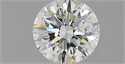 Natural Diamond 0.70 Carats, Round with Excellent Cut, H Color, VVS1 Clarity and Certified by IGI