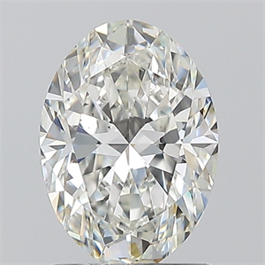 Picture of Natural Diamond 1.20 Carats, Oval with  Cut, H Color, VS1 Clarity and Certified by GIA