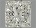 Natural Diamond 1.70 Carats, Princess with  Cut, J Color, SI2 Clarity and Certified by GIA