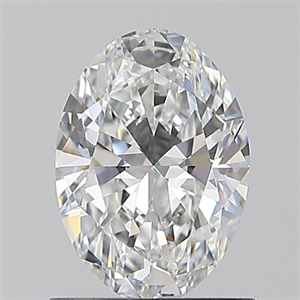 Picture of Natural Diamond 0.90 Carats, Oval with  Cut, E Color, VVS2 Clarity and Certified by GIA