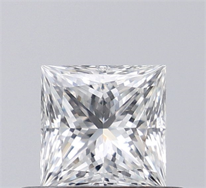 Foto Diamante Natural 0.50 quilates, Princesa , Color G, claridad VVS2 y certificado GIA de