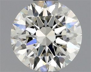 Picture of Natural Diamond 0.75 Carats, Round with Excellent Cut, K Color, SI1 Clarity and Certified by GIA