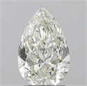 Natural Diamond 1.70 Carats, Pear with  Cut, J Color, SI2 Clarity and Certified by GIA