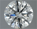 Diamante Natural 2.04 quilates, Redondo , Color H, claridad SI1 y certificado IGI