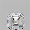 Diamante Natural 1.01 quilates, Asscher , Color E, claridad VVS2 y certificado GIA