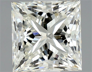 Foto Diamante Natural 0.90 quilates, Princesa , Color K, claridad VVS1 y certificado GIA de