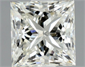 Natural Diamond 0.90 Carats, Princess with  Cut, K Color, VVS1 Clarity and Certified by GIA