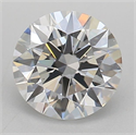 Lab Grown Diamond 1.07 Carats, Round with Ideal Cut, F Color, VS1 Clarity and Certified by IGI