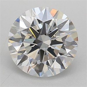 Picture of Lab Grown Diamond 1.07 Carats, Round with Ideal Cut, F Color, VS1 Clarity and Certified by IGI