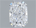 Diamante Natural 0.41 quilates, Radiante , Color D, claridad VS2 y certificado GIA