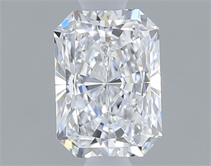 Foto Diamante Natural 0.41 quilates, Radiante , Color D, claridad VS2 y certificado GIA de