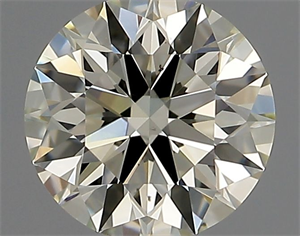 Picture of Natural Diamond 0.56 Carats, Round with Excellent Cut, L Color, SI1 Clarity and Certified by IGI