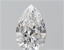 Natural Diamond 0.70 Carats, Pear with  Cut, D Color, VVS1 Clarity and Certified by GIA