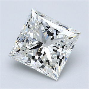 Foto Diamante Natural 2.20 quilates, Princesa , Color I, claridad VS1 y certificado GIA de