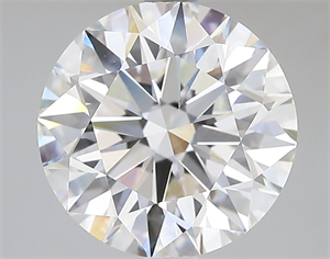 Picture of Lab Grown Diamond 3.79 Carats, Round with Ideal Cut, E Color, VVS2 Clarity and Certified by IGI