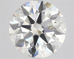 Picture of Natural Diamond 3.09 Carats, Round with Excellent Cut, H Color, VS1 Clarity and Certified by IGI
