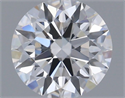 Lab Grown Diamond 1.24 Carats, Round with Ideal Cut, D Color, VS1 Clarity and Certified by IGI