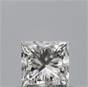 Natural Diamond 0.41 Carats, Princess with  Cut, G Color, VVS2 Clarity and Certified by GIA