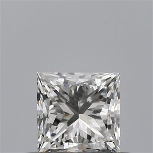 Picture of Natural Diamond 0.41 Carats, Princess with  Cut, G Color, VVS2 Clarity and Certified by GIA