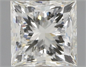 Natural Diamond 1.01 Carats, Princess with  Cut, J Color, VVS2 Clarity and Certified by GIA