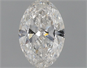 Diamante Natural 0.53 quilates, Ovalado , Color F, claridad I1 y certificado GIA