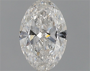 Foto Diamante Natural 0.53 quilates, Ovalado , Color F, claridad I1 y certificado GIA de