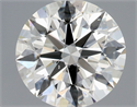 Natural Diamond 0.80 Carats, Round with Excellent Cut, J Color, SI1 Clarity and Certified by GIA