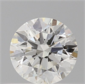 Natural Diamond 0.40 Carats, Round with Excellent Cut, H Color, SI2 Clarity and Certified by GIA