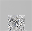 Diamante Natural 0.50 quilates, Princesa , Color D, claridad VS2 y certificado GIA
