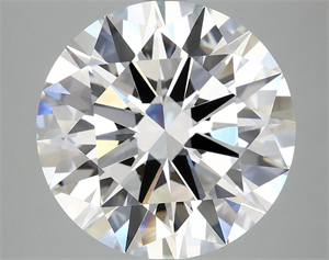 Picture of Lab Grown Diamond 6.59 Carats, Round with Ideal Cut, E Color, VVS2 Clarity and Certified by IGI
