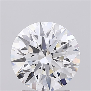 Picture of Lab Grown Diamond 1.58 Carats, Round with Ideal Cut, E Color, IF Clarity and Certified by IGI