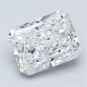 Picture of Natural Diamond 5.02 Carats, Radiant with  Cut, F Color, VS1 Clarity and Certified by GIA