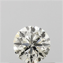 Natural Diamond 0.40 Carats, Round with Excellent Cut, J Color, SI2 Clarity and Certified by IGI