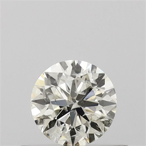 Picture of Natural Diamond 0.40 Carats, Round with Excellent Cut, J Color, SI2 Clarity and Certified by IGI