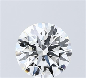 Picture of Lab Grown Diamond 1.55 Carats, Round with Ideal Cut, F Color, VVS2 Clarity and Certified by IGI