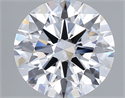 Del inventario de diamantes de laboratorio, 2.01 quilates, Redondo , Color D, claridad VVS2 y certificado GIA